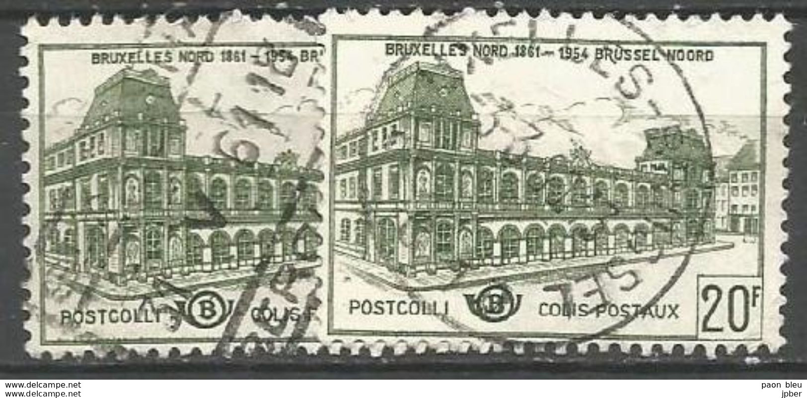 Belgique - Chemin De Fer - TR 366 - Timbres Oblitétés - Ste Agatha Berchem - Bruxelles - Afgestempeld