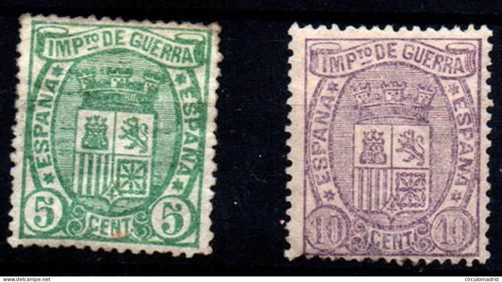 España Nº 154/55. Año 1875 - Unused Stamps