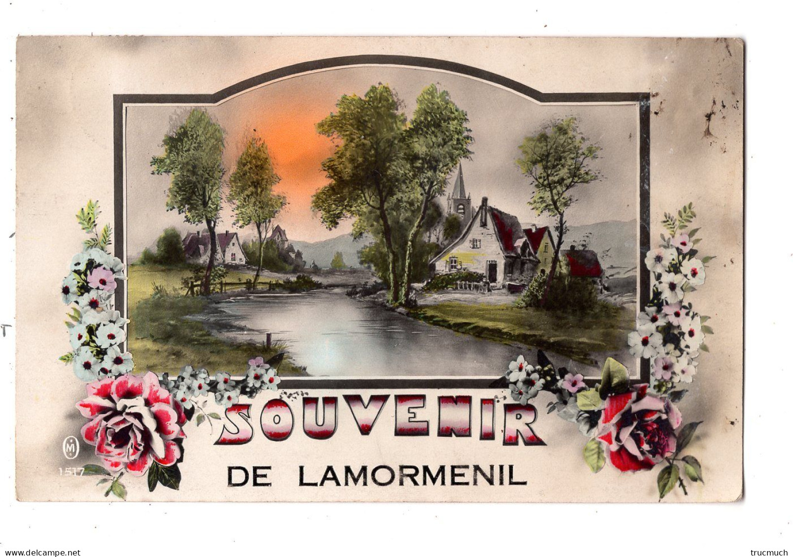 22 - Souvenir De LAMORMENIL  *oblitération "RELAIS" De DOCHAMPS* - Manhay