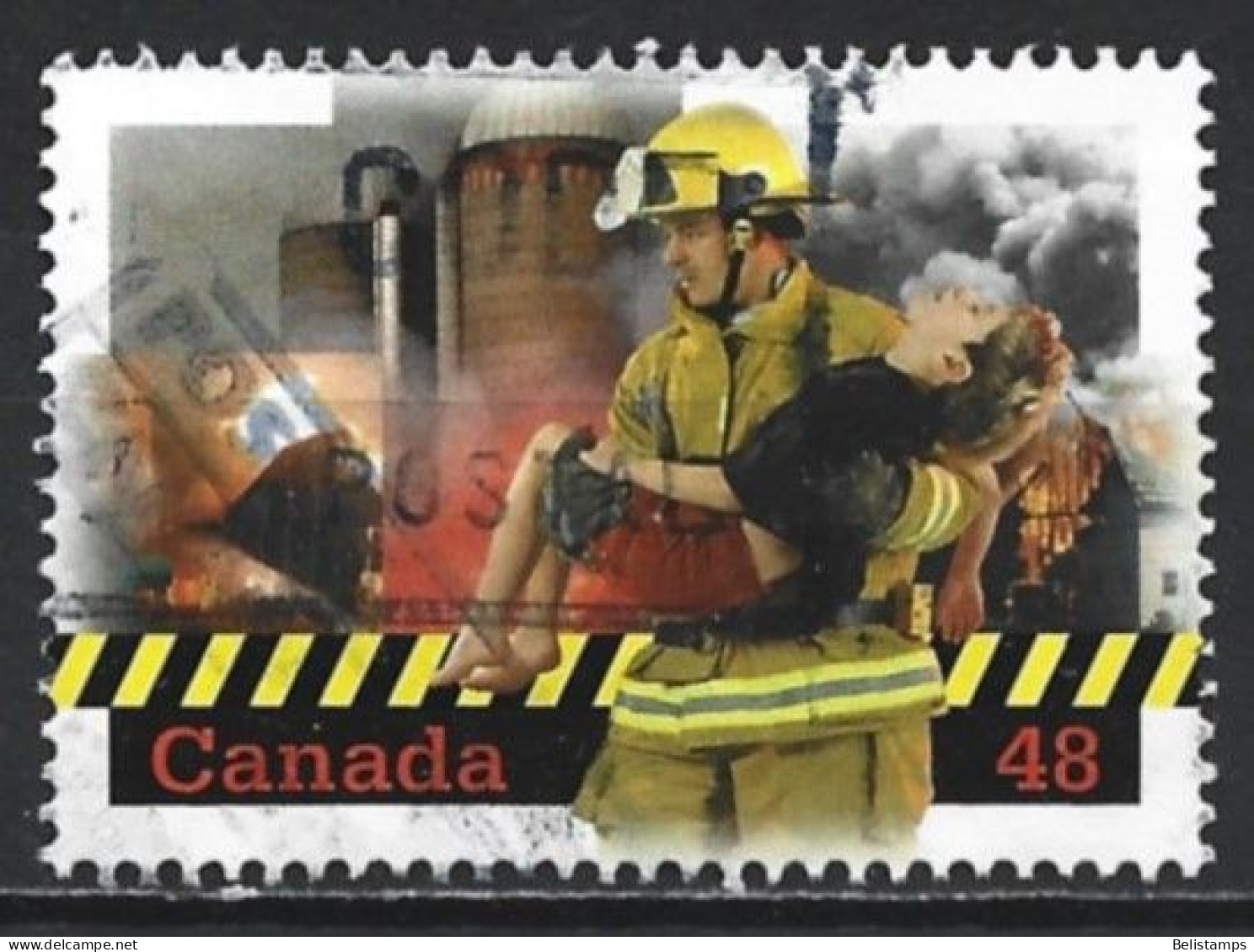 Canada 2003. Scott #1986 (U) Volunteers Firefighters  *Complete Issue* - Used Stamps