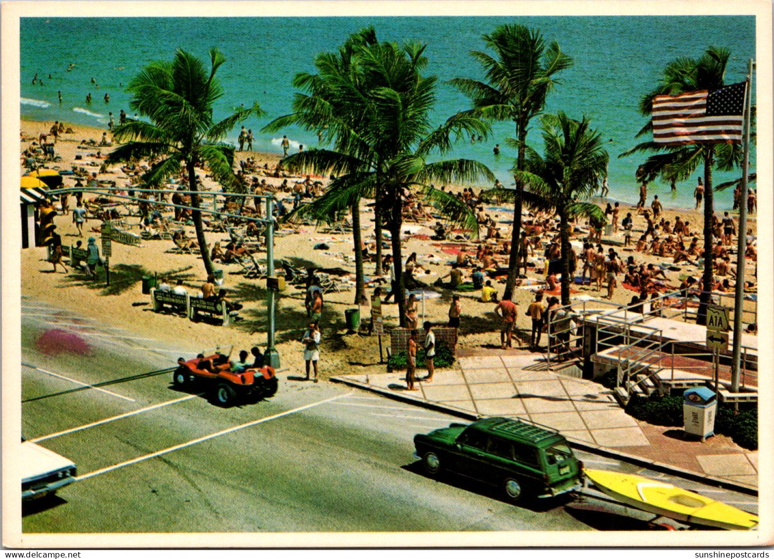 Florida Fort Lauderdale Atlantic Boulevard Looking North From Las Olas Boulevard - Fort Lauderdale