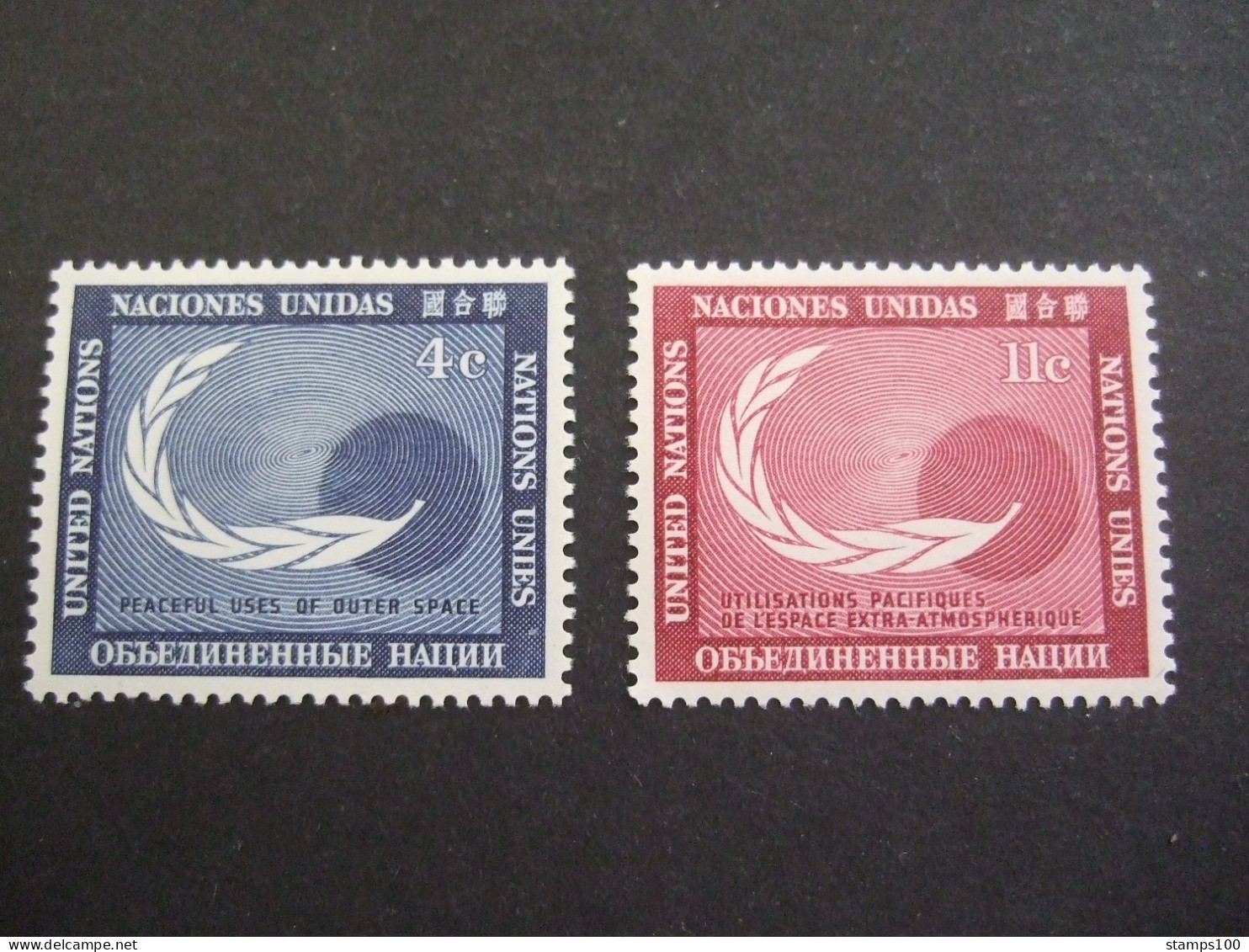 UNITED NATIONS. NY.  1962.  108/109   MNH**. (S03-TVN) - Neufs