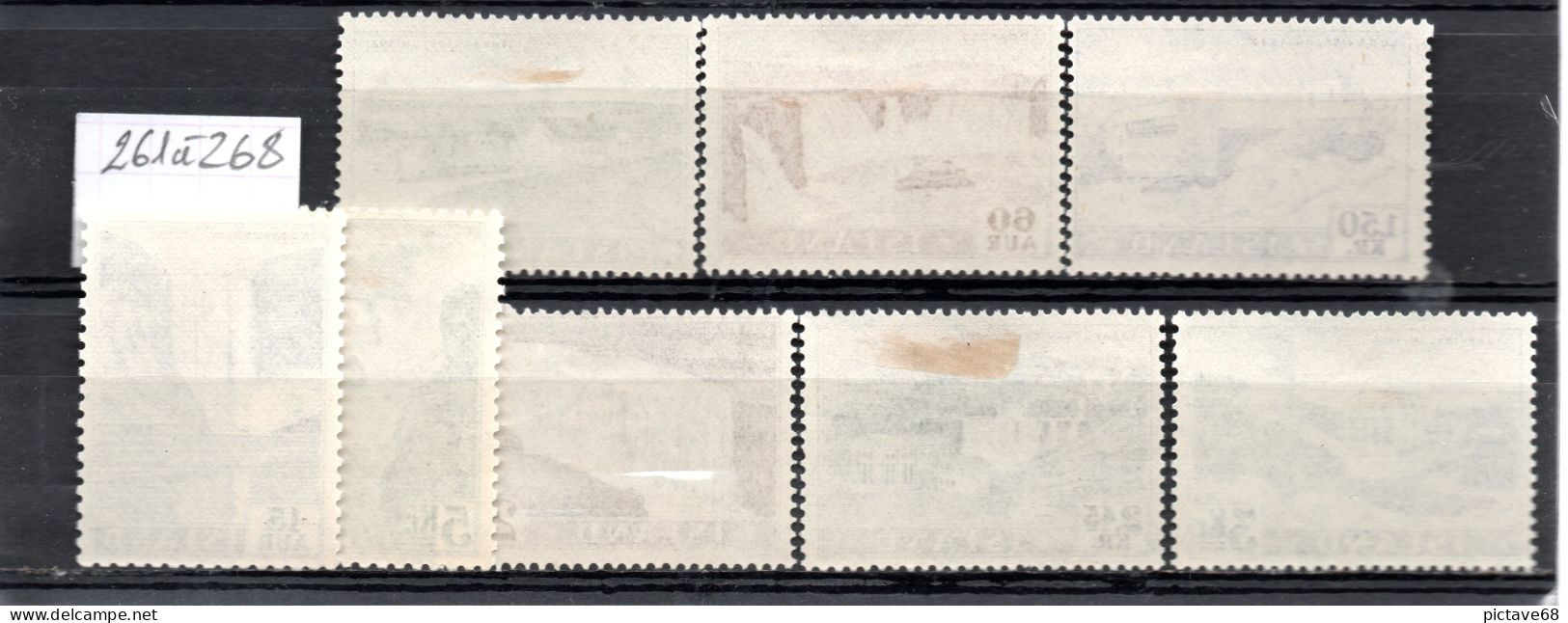 ISLANDE /SERIE N° 261 à 268 NEUFS** / * - Unused Stamps