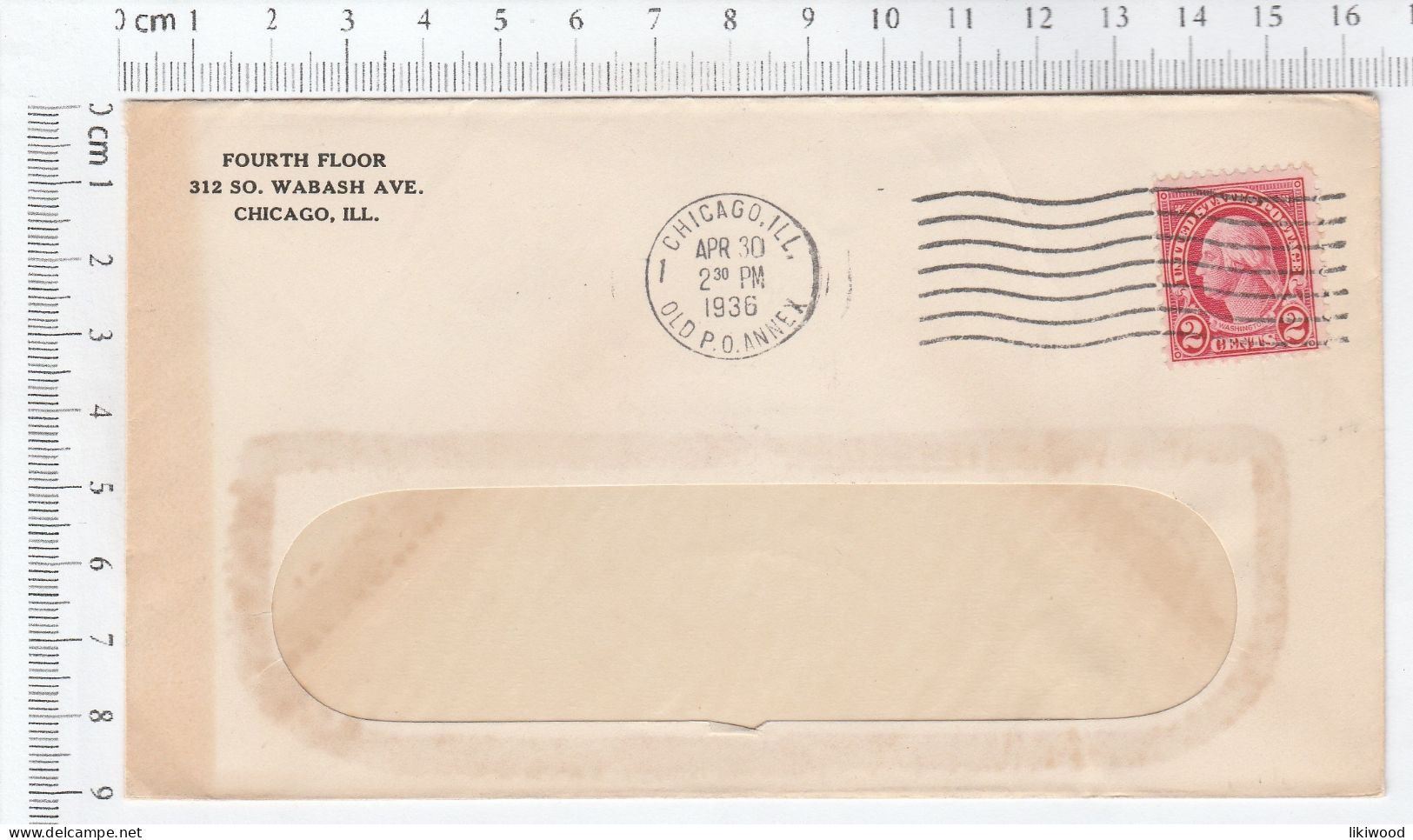 Envelope - Chicago - 1936 - 1921-40