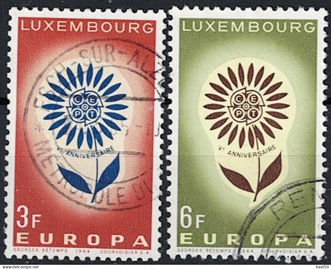 Luxemburg Luxembourg - Europa (MiNr: 697/8) 1964 - Gest Used Obl - 1964