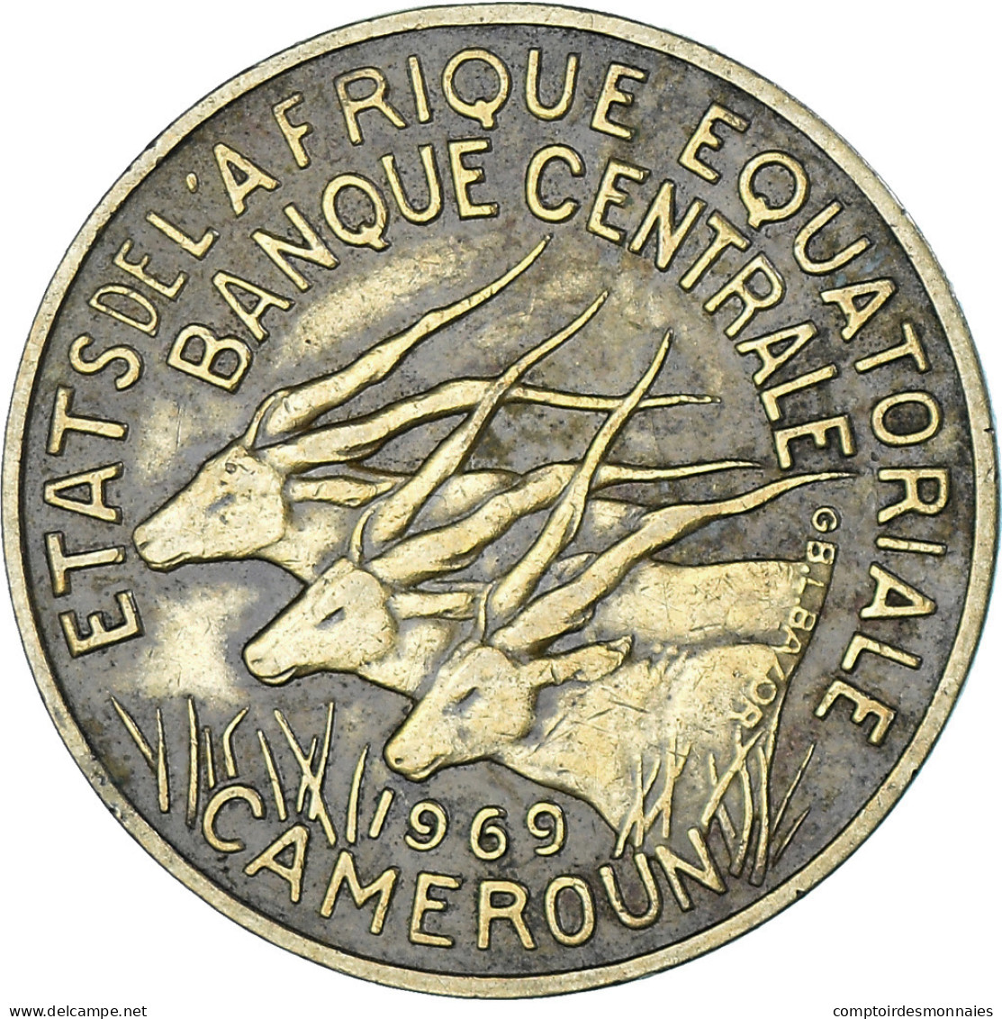 Monnaie, États De L'Afrique équatoriale, 10 Francs, 1969, Paris, TTB - Cameroun