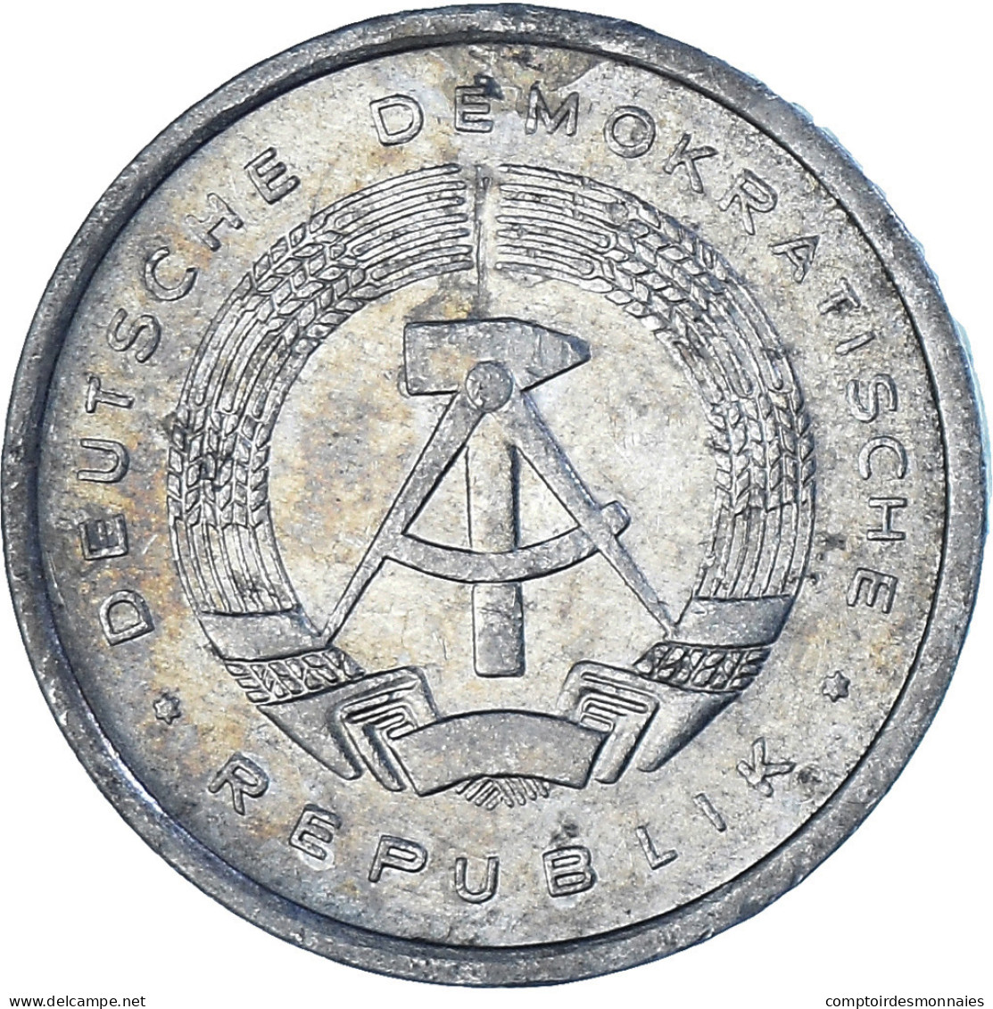 Monnaie, République Démocratique Allemande, 5 Pfennig, 1980, Berlin, TTB - 5 Pfennig