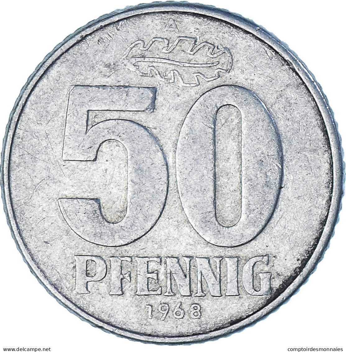 Monnaie, République Démocratique Allemande, 50 Pfennig, 1968, Berlin, TTB - 50 Pfennig