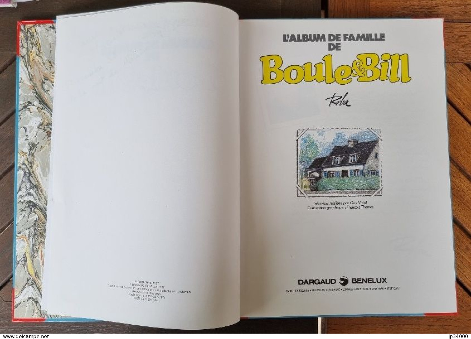 L'album De Famille De Boule Et Bill (Dargaud) E.O. 1987. ROBA - Boule Et Bill