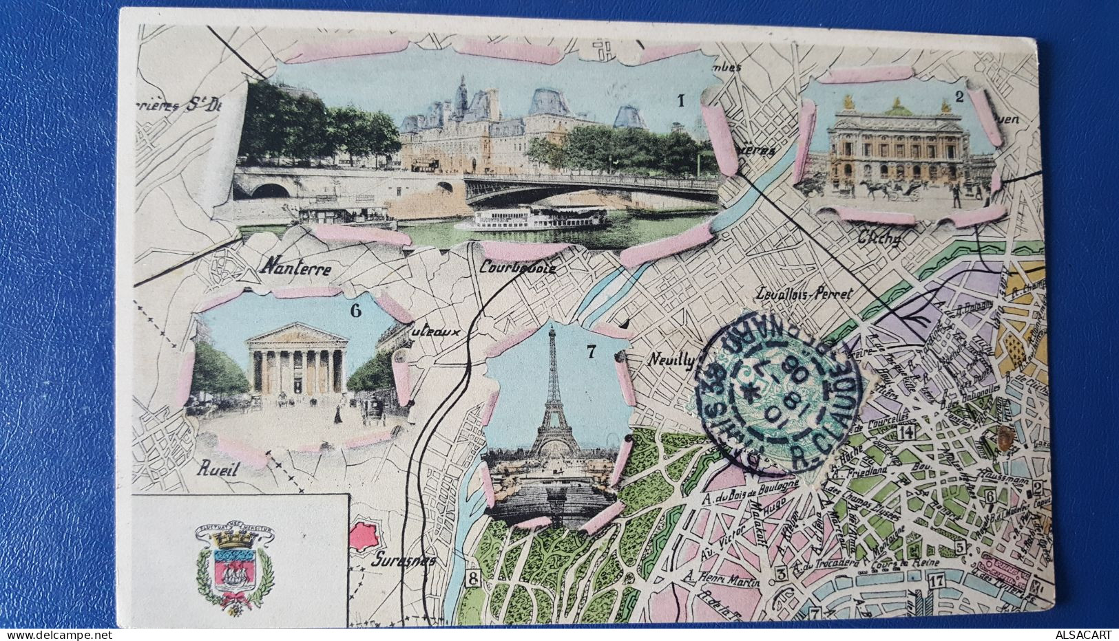 2 Cartes De Paris Arrondissements - Mehransichten, Panoramakarten