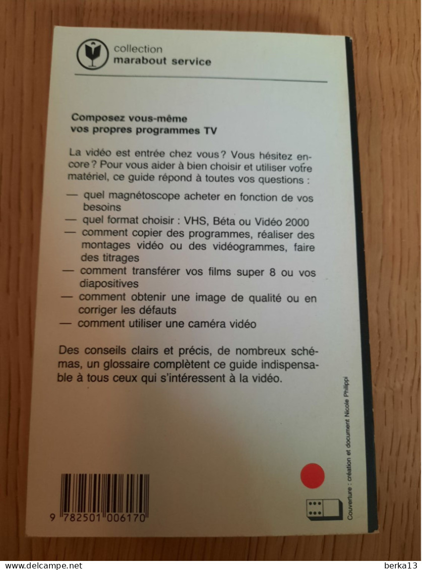 Le Guide Marabout De La Vidéo Et Du Magnétoscope MASSON 1984 - Audio-video