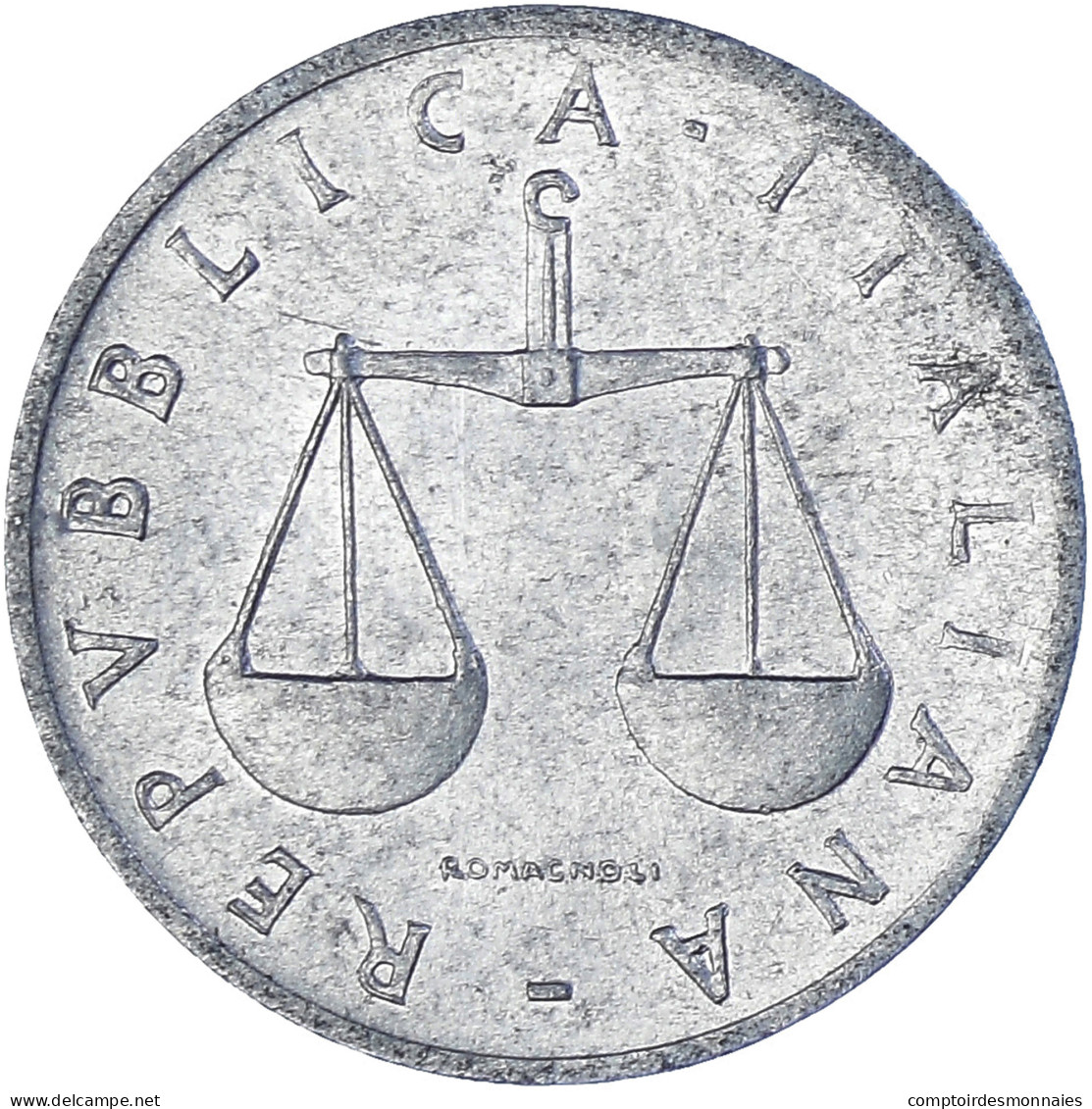 Monnaie, Italie, Lira, 1957, Rome, TB+, Aluminium, KM:91 - 1 Lira