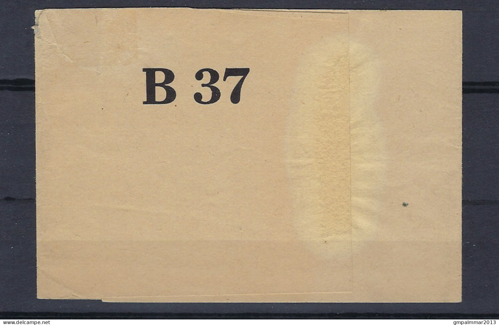 TYPO Nr. 505 Op Wikkel Van VOLK EN STAAT Verzonden Naar DUITSLAND , ZELDZAAM  , Details En Staat Zie 2 Scans ! LOT 313 - Typos 1936-51 (Petit Sceau)