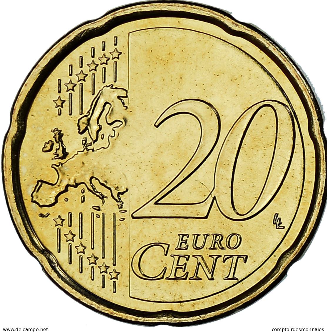 République D'Irlande, 20 Euro Cent, 2013, Sandyford, SPL, Laiton, KM:48 - Ireland