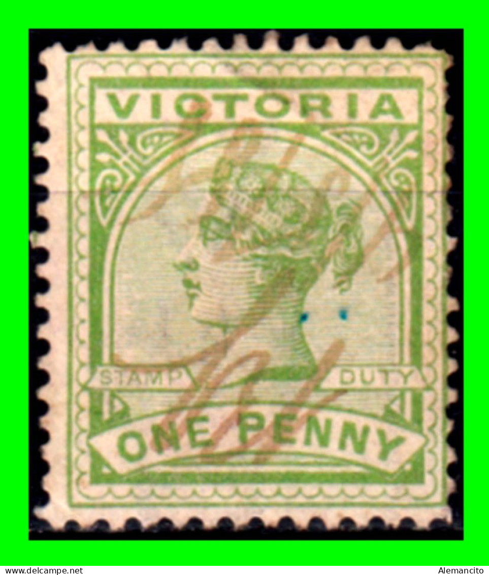 AUSTRALIA - ( OCEANIA ) SELLO DEL AÑO 1886-889 SOBRECARGADOS “ STAMP DUTY “ - Gebruikt