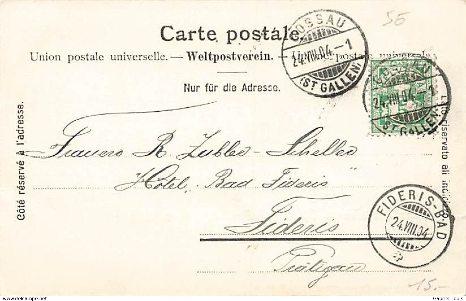 Gruss Aus Gossau Ct. St. Gallen 1904 - Gossau