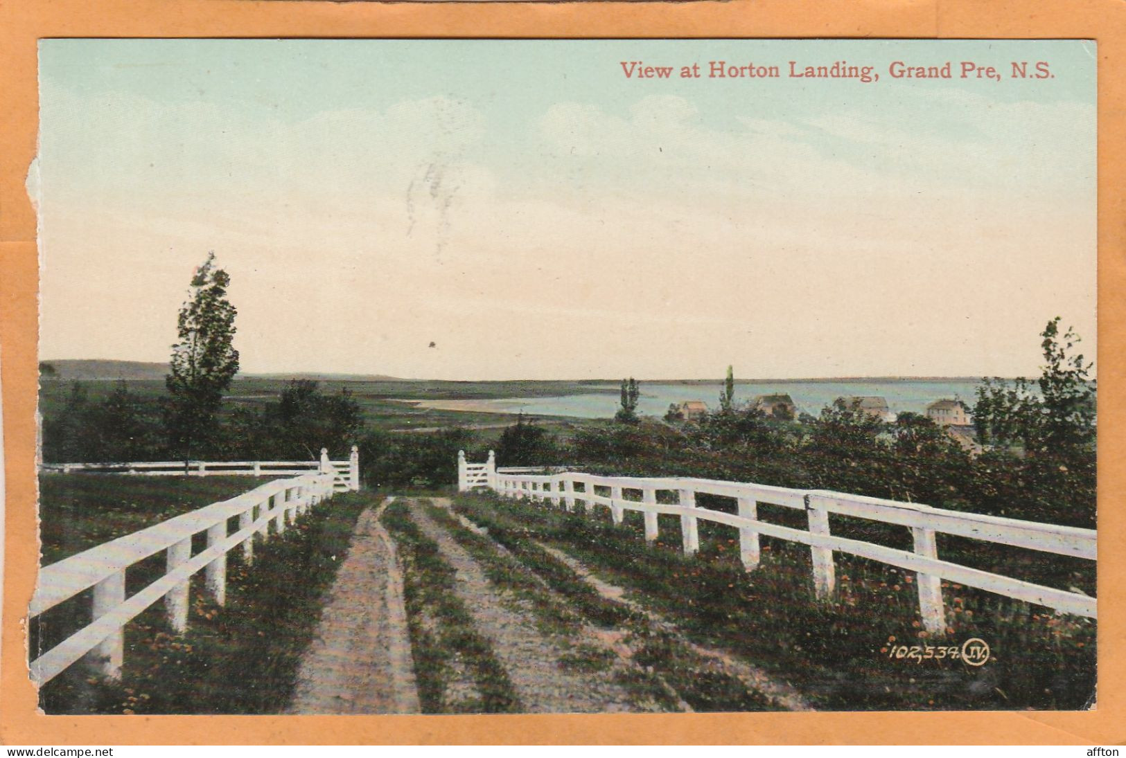 Grand Pre Nova Scotia Canada Old Postcard - Other & Unclassified