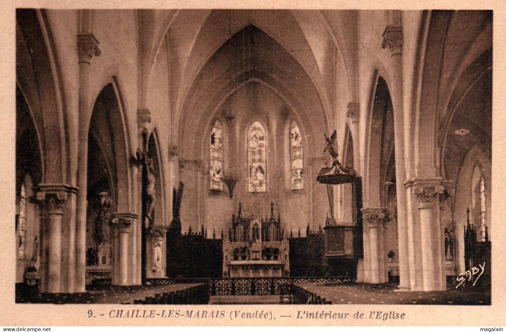 Chaillé Les Marais : Intérieur De L'église - Chaille Les Marais