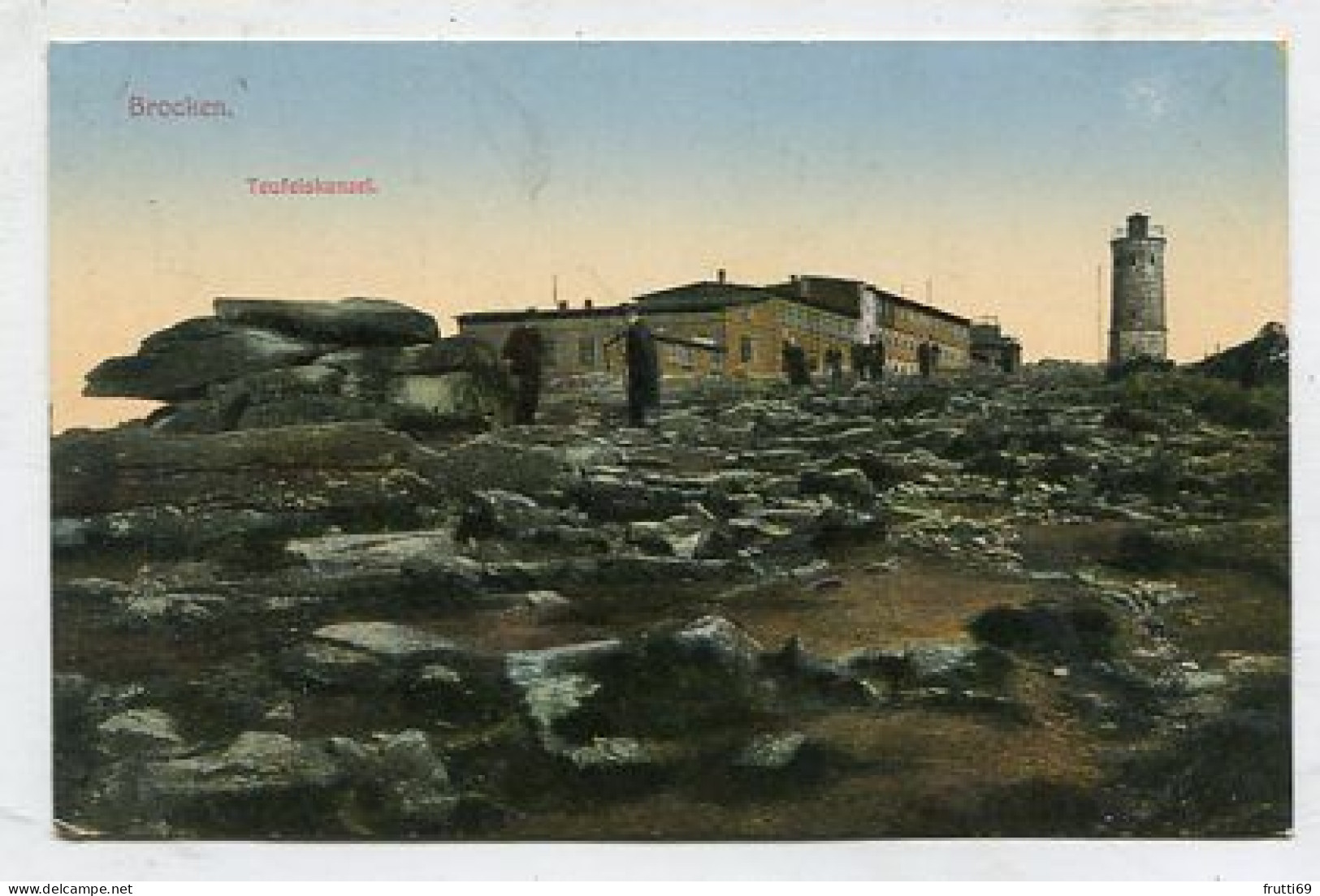 AK 154277 GERMANY - Brocken - Teufelskanzel - Unterharz