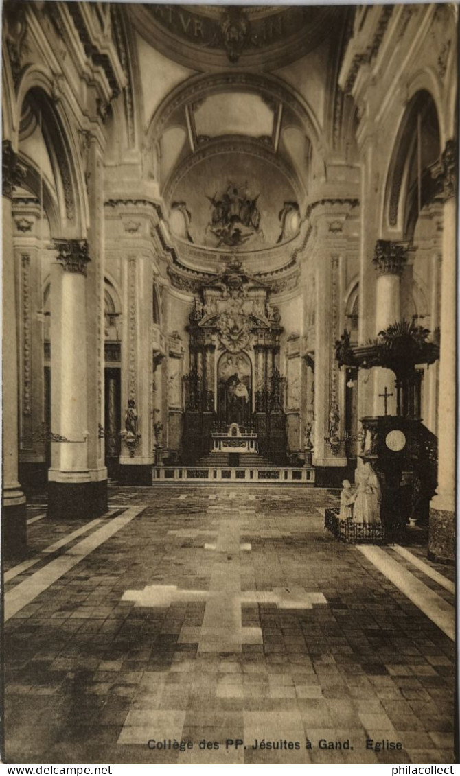 Gent - Gand // College Des PP Jesuites - Eglise (Interieur) 19?? - Gent