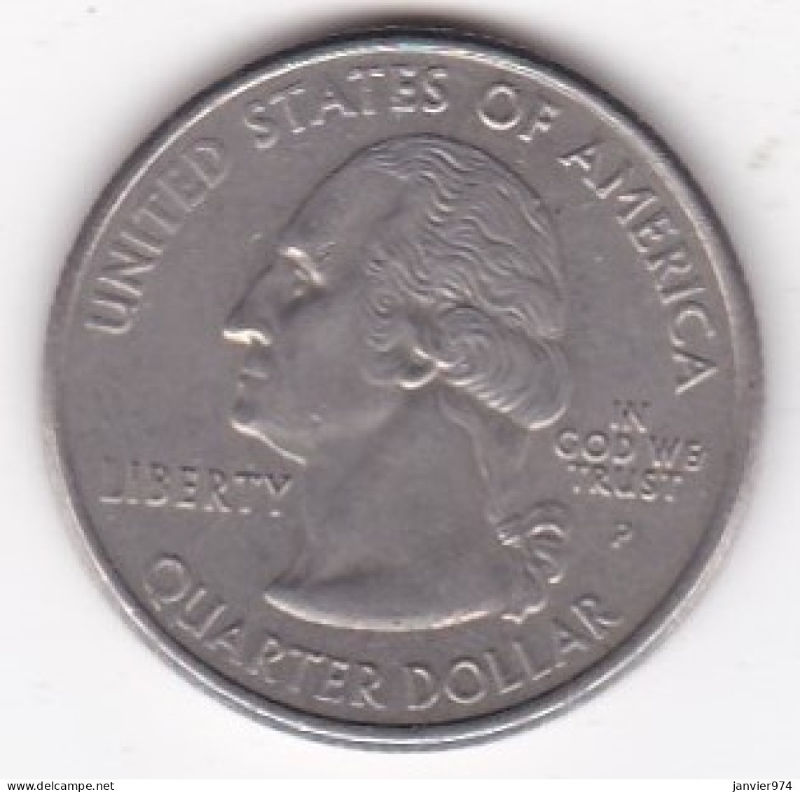 Caroline Du Nord Quarter Dollar 2001 P, Georges Washington, Cupronickel KM# 319 - 1999-2009: State Quarters