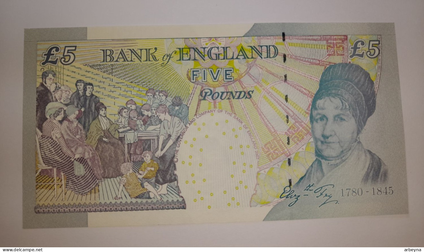 UNC England / United Kingdom - 5 Pounds - Elizabeth II - 2005 - Pick 391.c    UNC - 5 Pounds