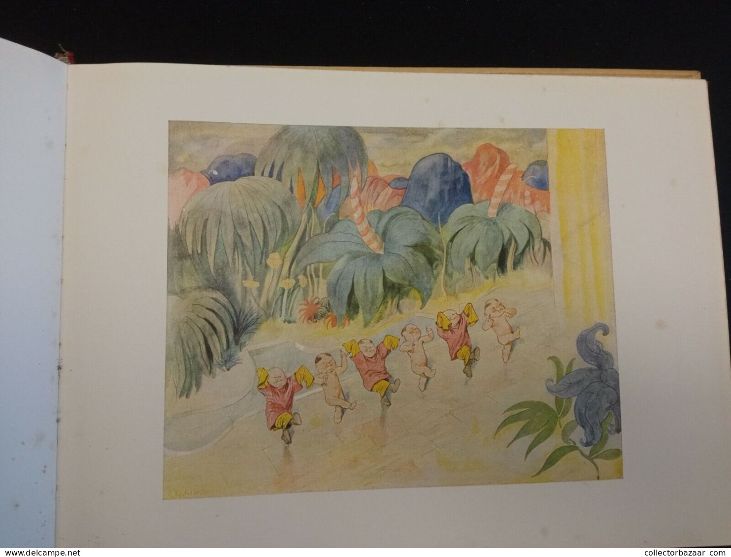 1937 Das Hōgfeldt-buch Cornell Germany Children Book W/36 Color Plates Original In Great Condition ! - Märchen & Sagen