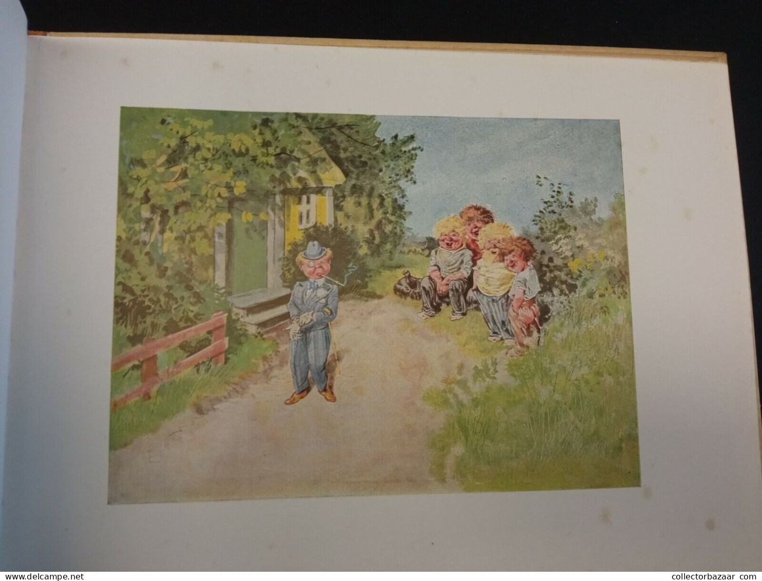 1937 Das Hōgfeldt-buch Cornell Germany Children Book W/36 Color Plates Original In Great Condition ! - Märchen & Sagen