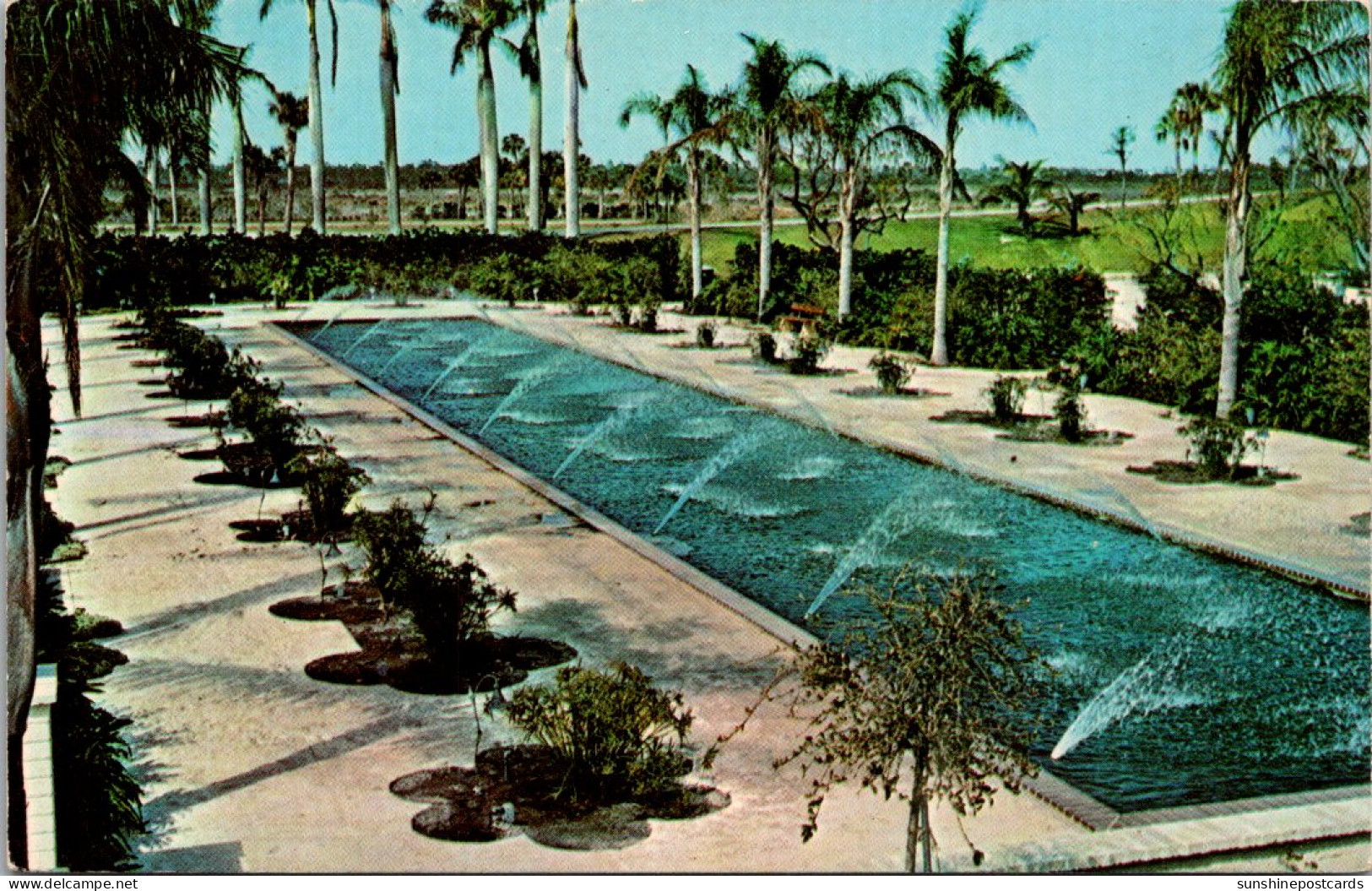 Florida Miami Cape Coral Gardens Reflection Pool - Miami