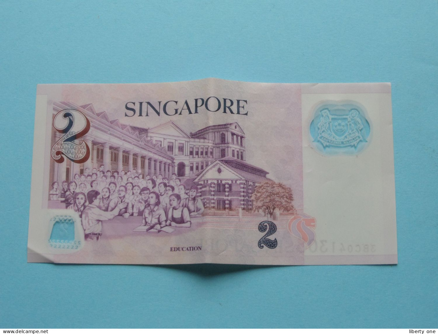 2 Dollars > Singapore ( See Scans ) Circulated XF ! - Singapour