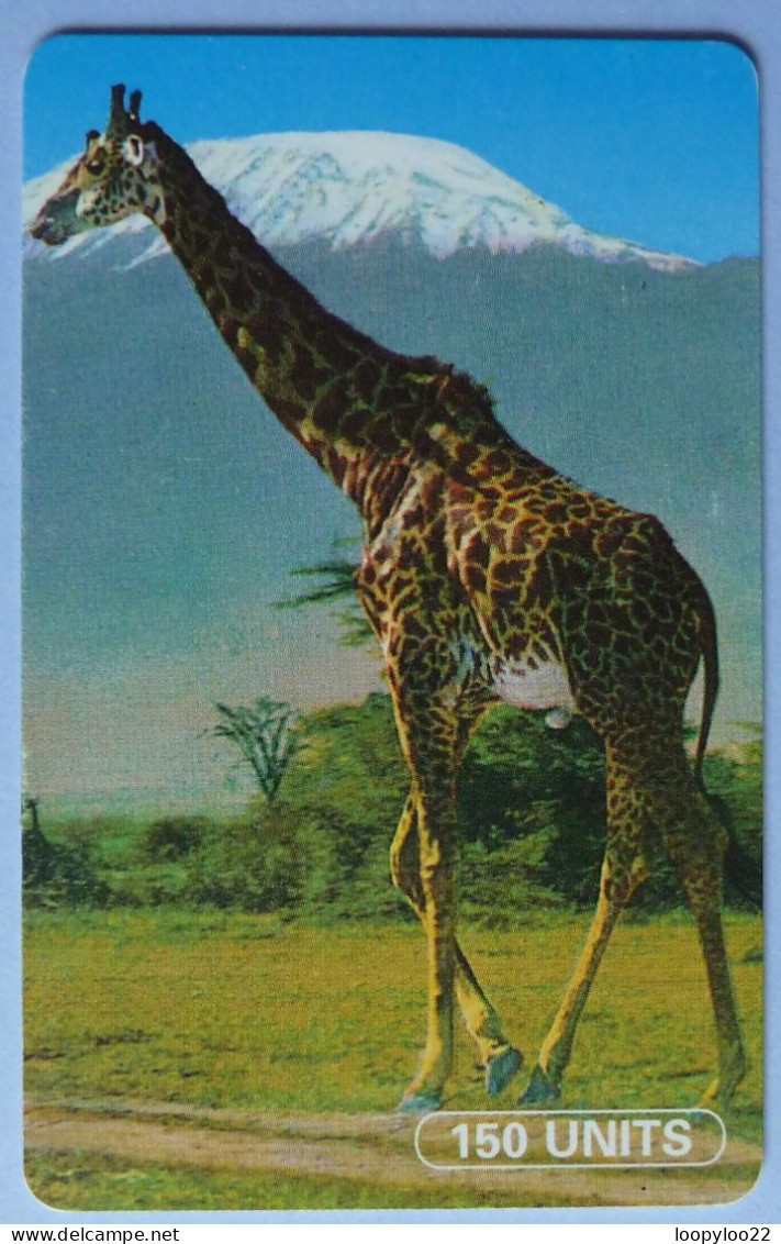 TANZANIA - Chip - TTCL - Giraffe - 150 Units - Used - Tanzania