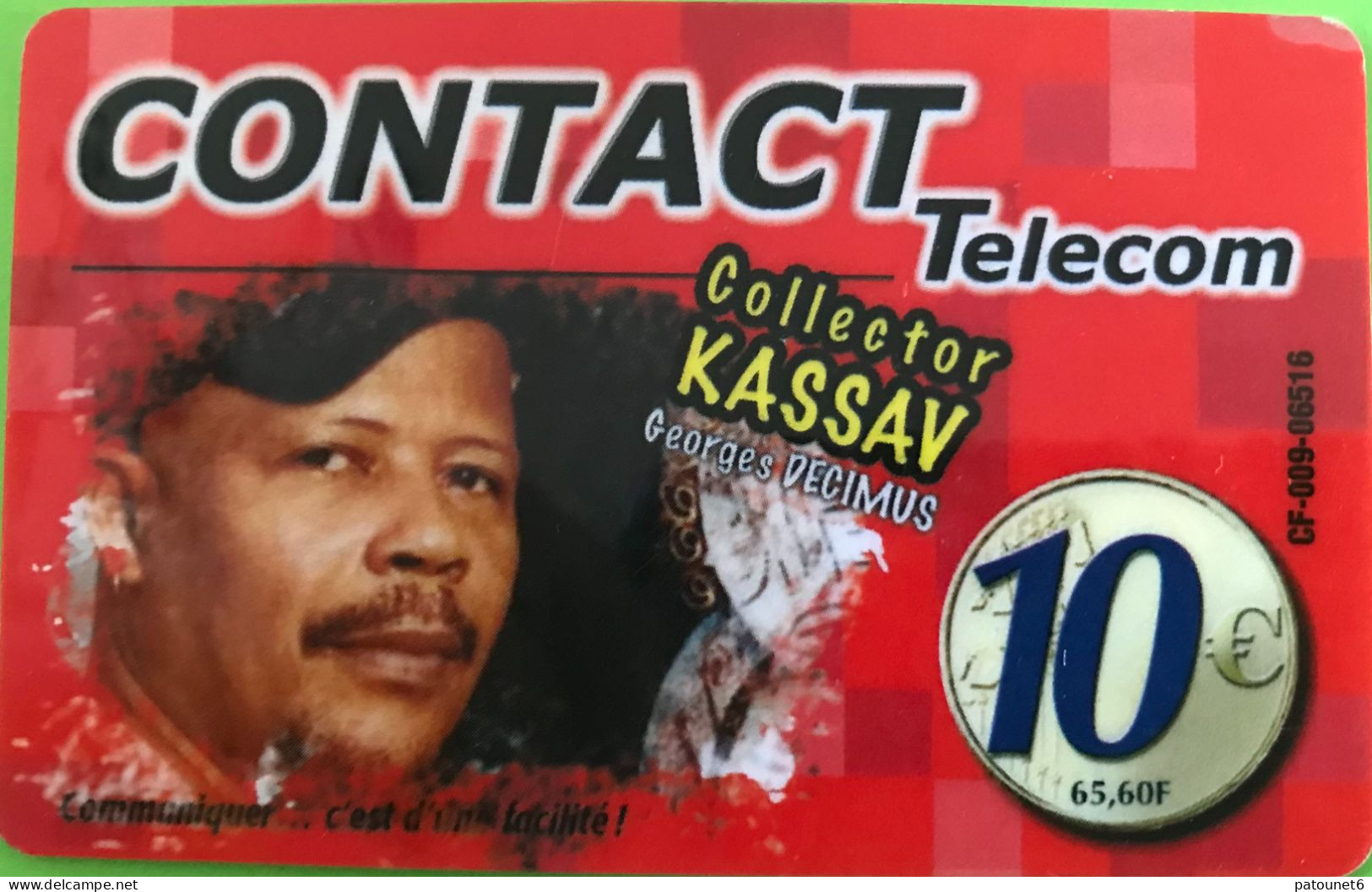 ANTILLES FRANCAISES  -   Collector Kassav  -  CONTACT Telecom  -  10 E. - Antillen (Französische)