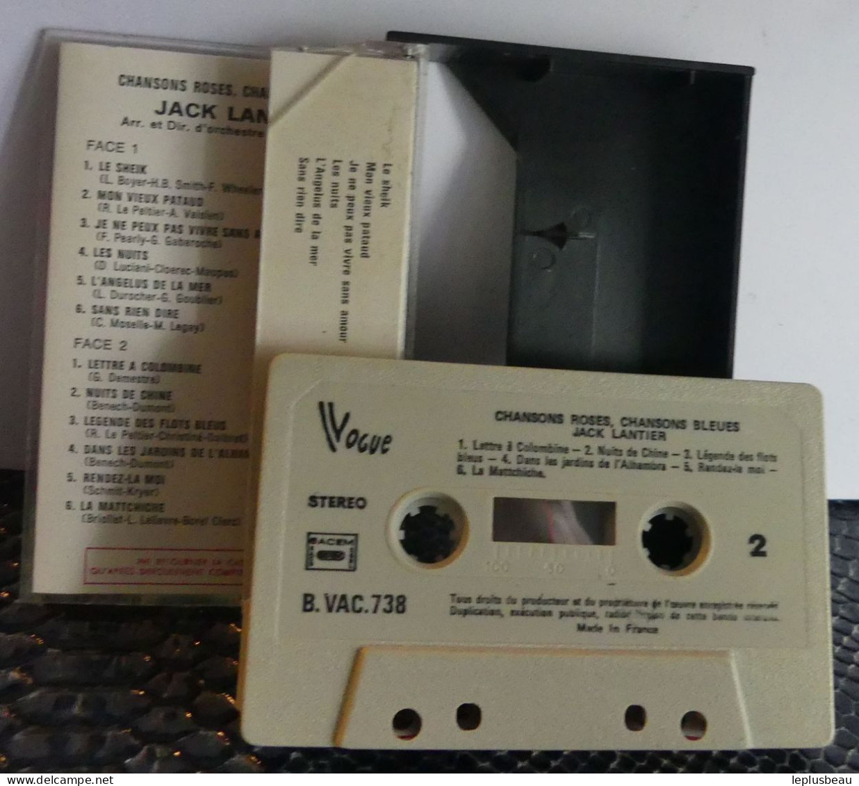 Cassettes audio - Cassette (K7) audio Jacques Lantier