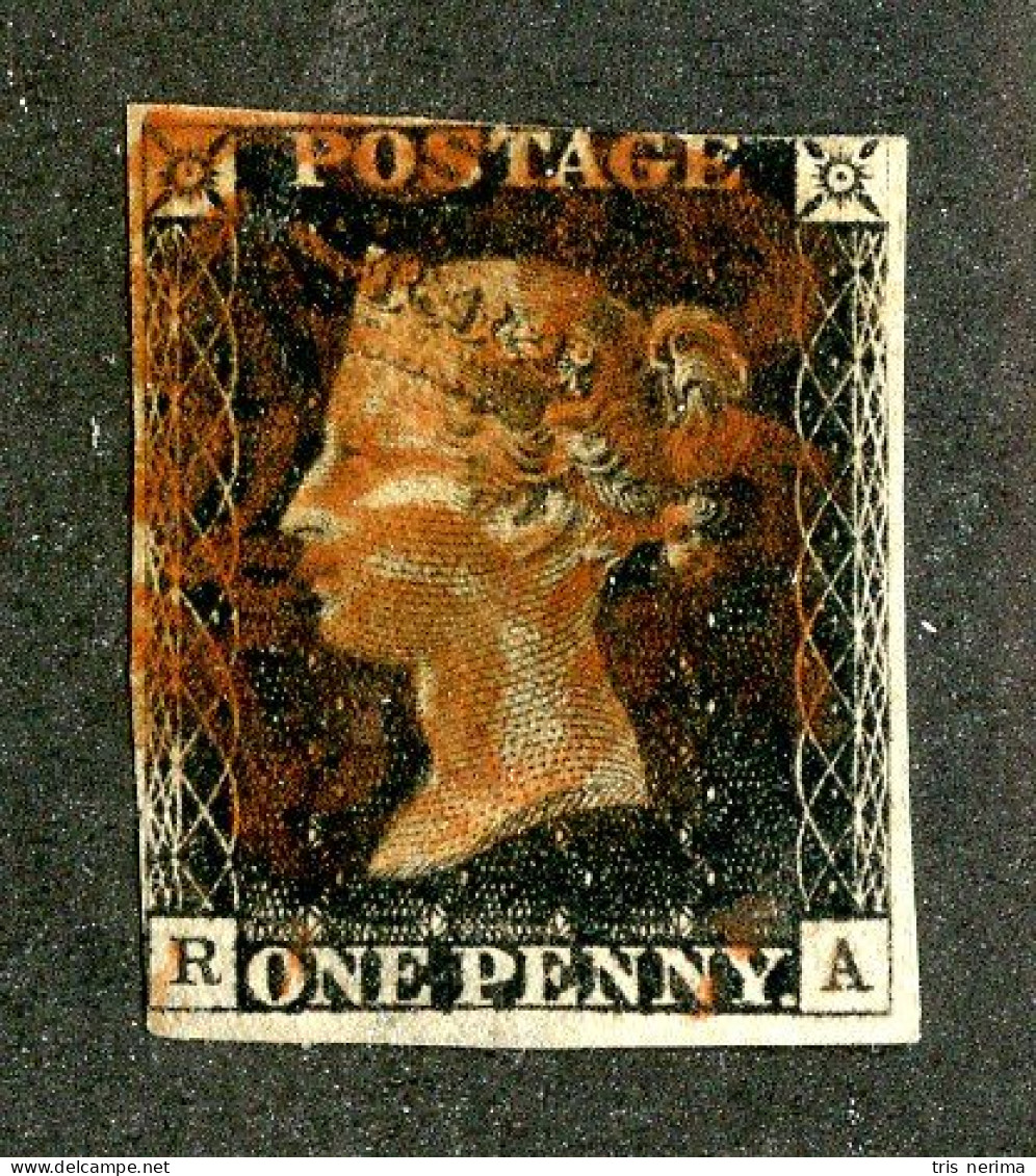 575 GBX GB 1840 Scott #1 Used (Lower Bids 20% Off) - Used Stamps
