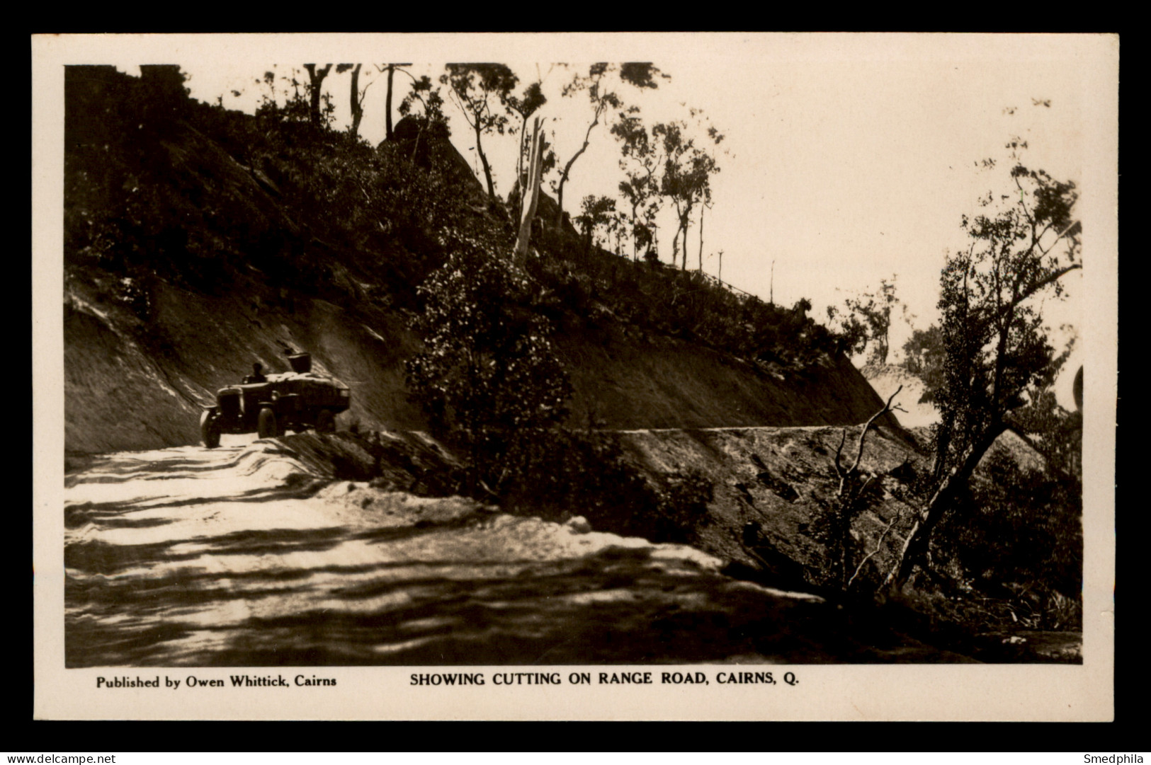 Cairns - Showing Cutting On Range Road - Cairns