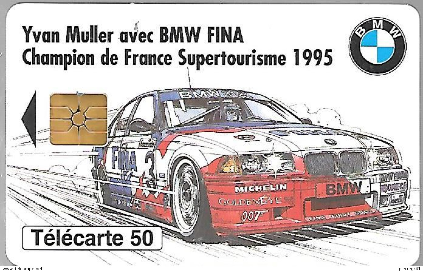 CARTE-PUCE-PRIVEE-PUBLIC-50U-EN1341-GemB-11/95-BMW-/MULLER-V°D N° Série B5B153001-Utilisé-TBE - 50 Einheiten