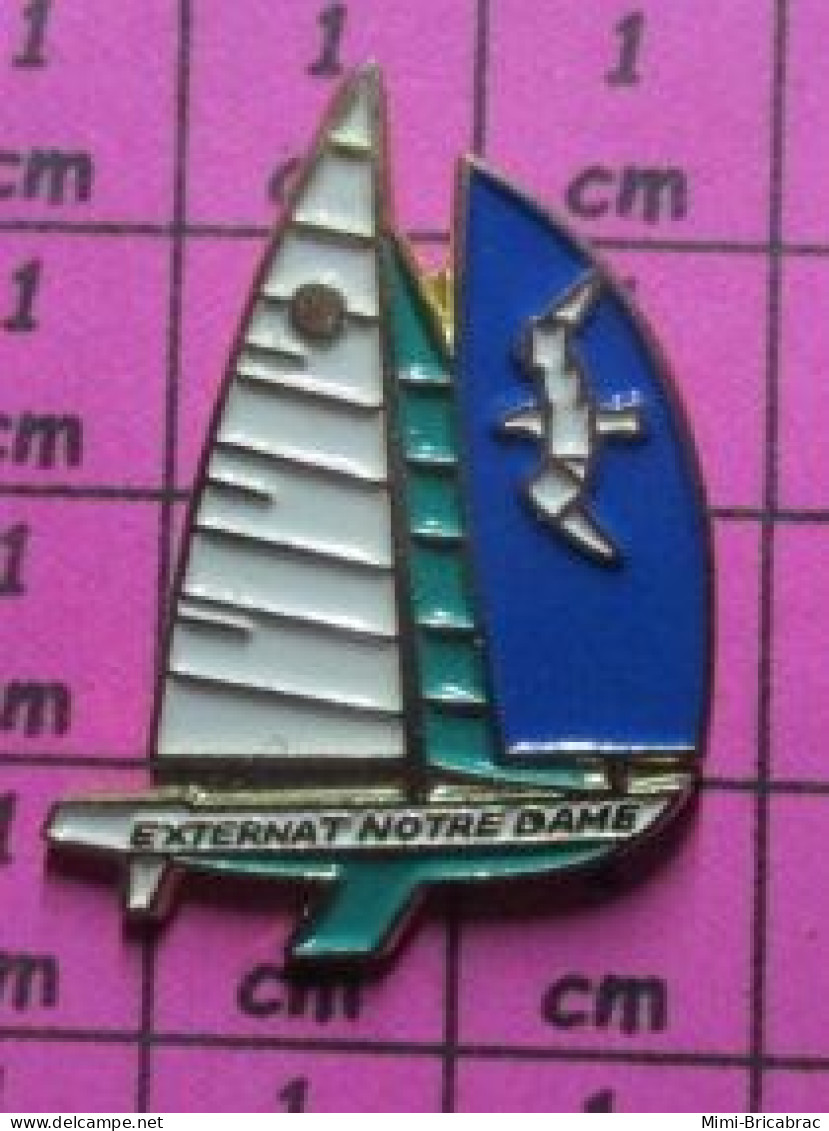 313d Pin's Pins / Beau Et Rare / SPORTS / VOILE VOILIER EXTERNAT NOTRE DAME - Sailing, Yachting