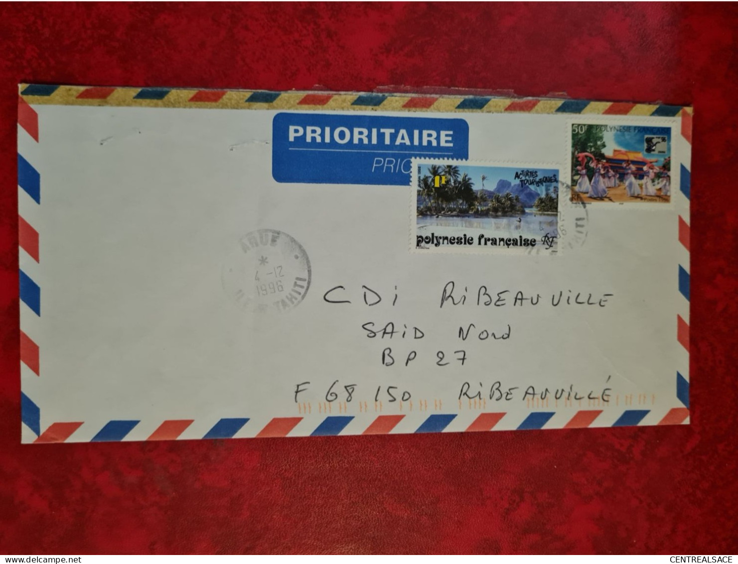 LETTRE POLYNESIE FRANCAISE TAHITI  ARUE 1996 - Brieven En Documenten