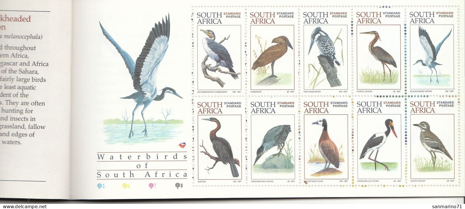 SOUTH AFRICA 1064-1073,unused Carnet,birds - Booklets