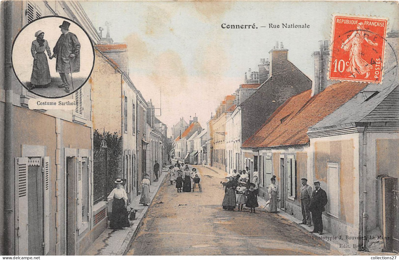 72-CONNERRE- RUE NATIONALE - Connerre