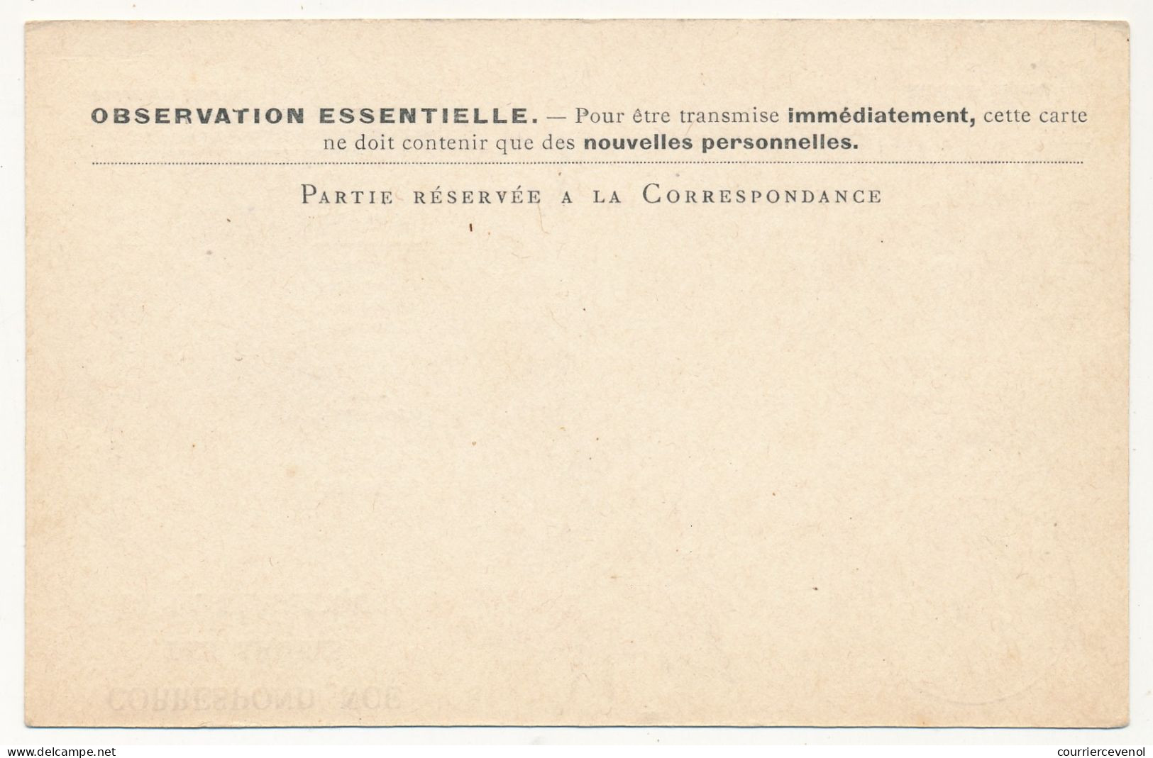 CPFM Officielle - Correspond Nce Des Armées De La République, Drapeaux Stern Pour Civils Mod B, Variété Manque Le A ... - Storia Postale