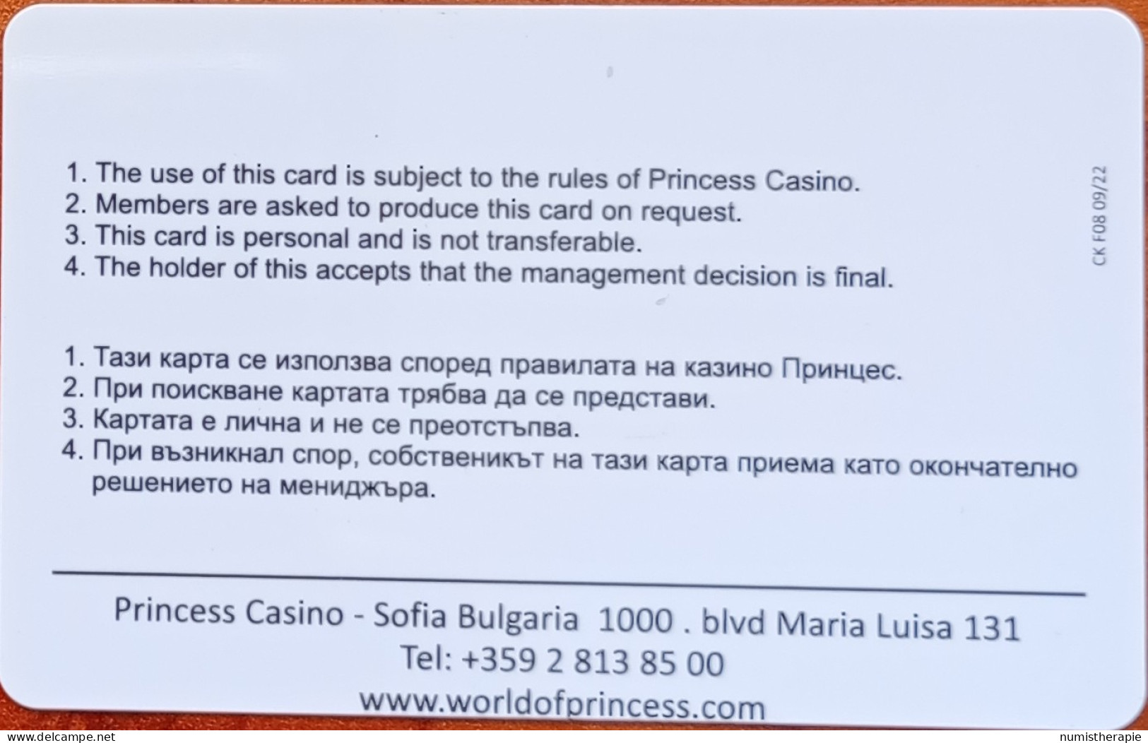 Princess Casino Sofia Bulgarie - Casino Cards