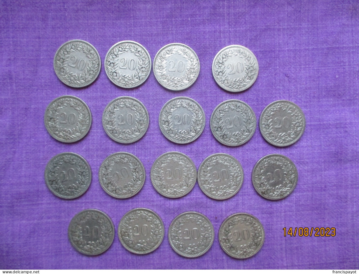 Germany: DDR Lot 20 Coins 1948 - 1986 - Collections