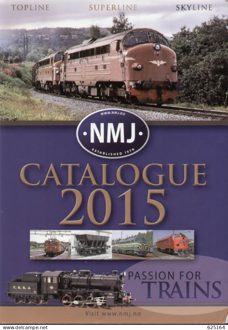 Catalogue NMJ Norsk Modell Jerbane 2015 TOPLINE SUPERLINE SKYLINE O HO Spur - En Norvégien Et Anglais - Englisch