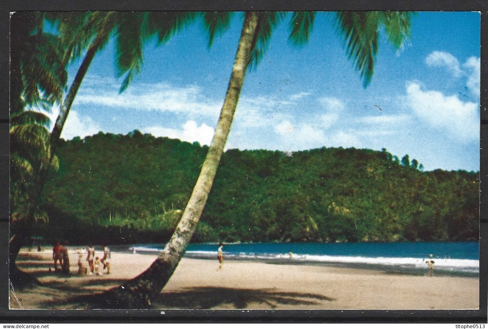 TRINIDAD & TOBAGO. Carte Postale écrite En 1966. Maracas Beach. - Trinidad