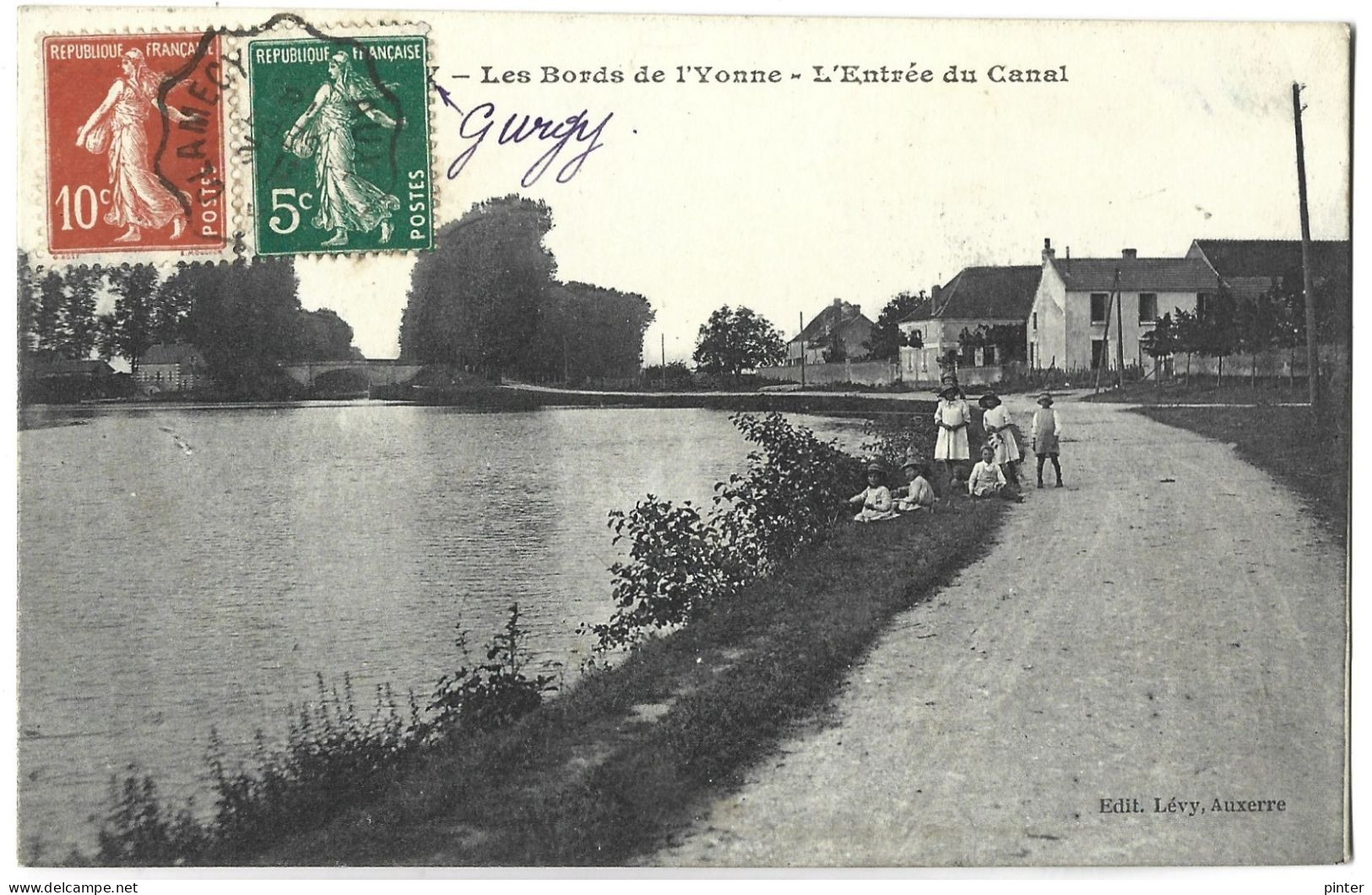 GURGY - Les Bords De L'Yonne - L'entrée Du Canal - Gurgy