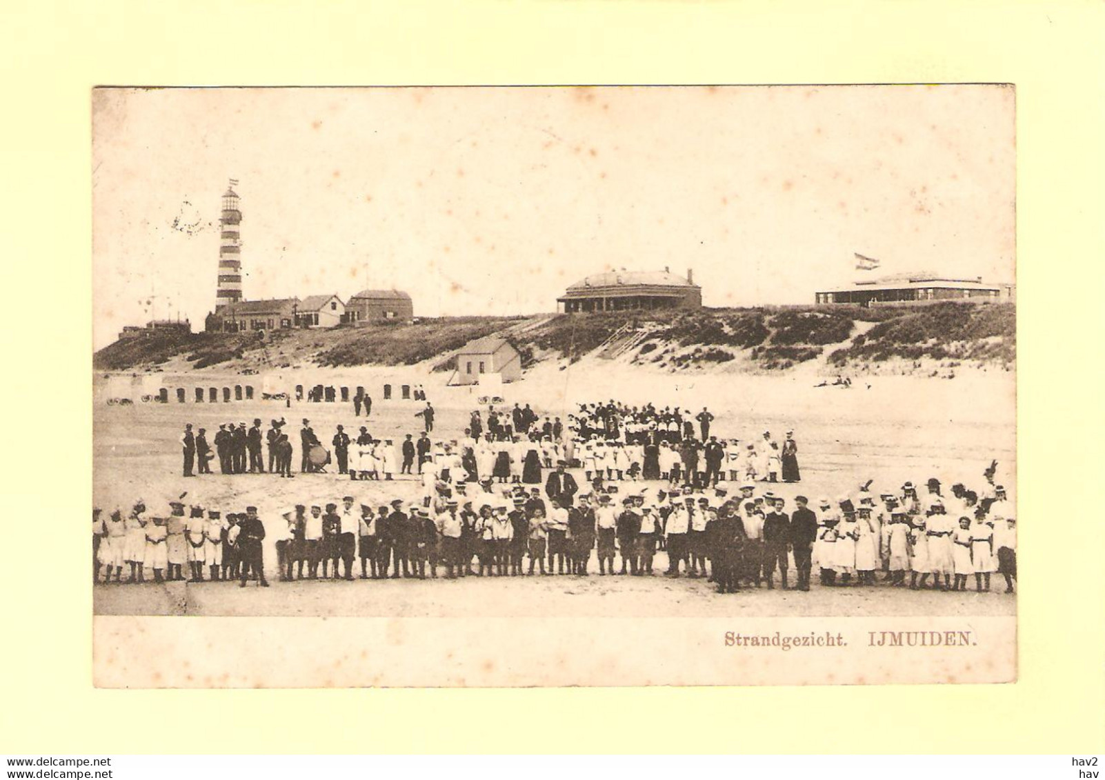 IJmuiden Strandgezicht 1908 RY30108 - IJmuiden