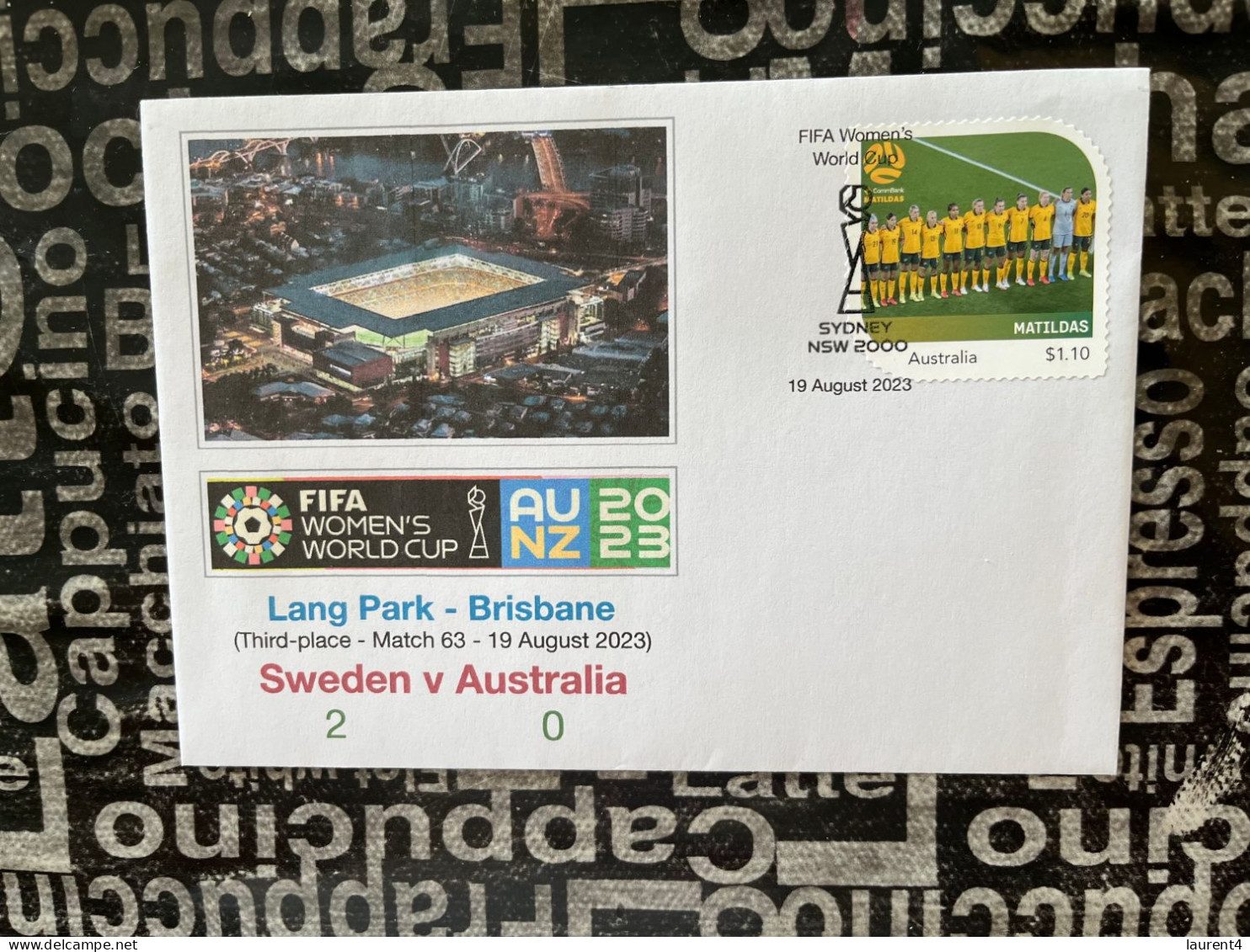 (folder 20-8-2023) Australia Post - 2023 FIFA 2023 Folder + Cover Matildas Team (Presentation Pack + Cover) - Presentation Packs