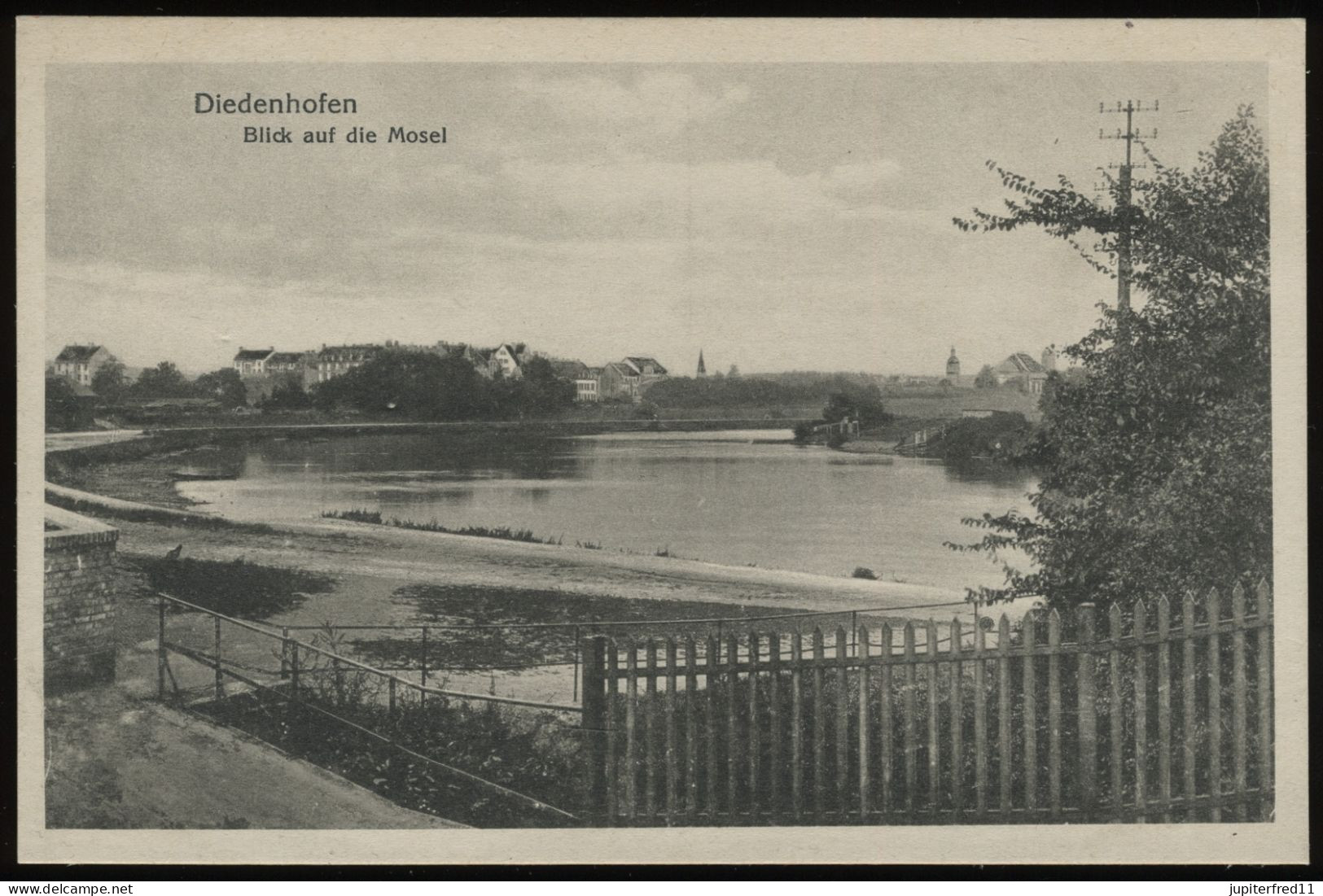 (C7576) AK Diedenhofen Thionville (Lothringen) Blick Auf Die Mosel - Lothringen