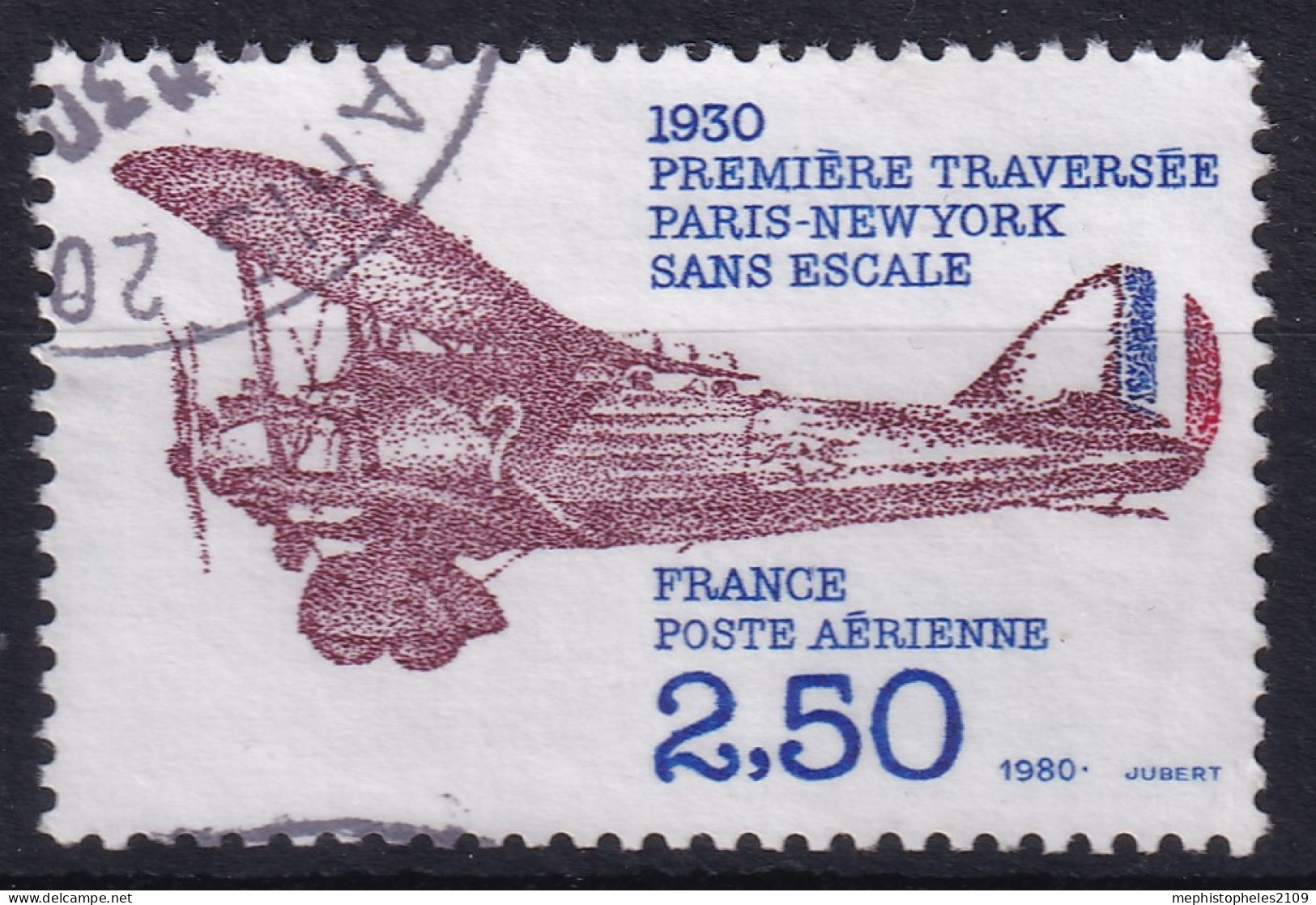FRANCE 1980 - Canceled - YT 53 - Poste Aérienne - 1960-.... Afgestempeld